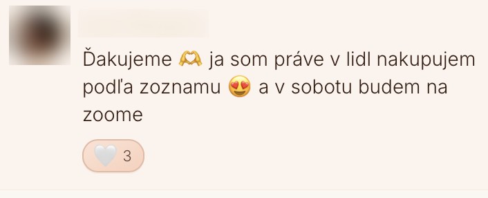 Skúsenosť členky NutriGlow Clubu z komunity v aplikácii